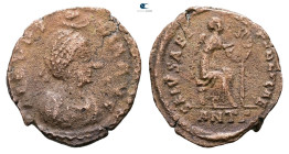Aelia Eudoxia AD 400-404. Antioch
Follis Æ

19 mm, 2,51 g



Fine