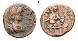 Leo I AD 457-474. Uncertain mint
Nummus Æ

10 mm, 1,09 g



Fine