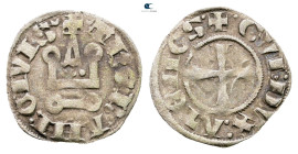 Principality of Achaea. Gui II de La Roche AD 1287-1308. 
Denier Tournois BI

18 mm, 0,81 g



Very Fine