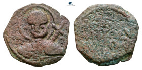 Crusaders. Antioch. Tancred AD 1101-1103. 
Follis Æ

19 mm, 3,17 g



Fine