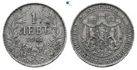 Bulgaria. AD 1941. 
1 Leva

20 mm, 2,92 g



Fine