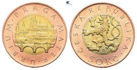 Czechia. AD 1993. 
50 Korun

 mm, 9,63 g



Mint State