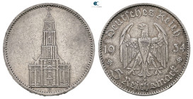 Germany. AD 1934. 
5 Reichsmark

29 mm, 13,92 g



Very Fine
