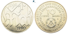 Germany. AD 1990. 1 Mai
10 Mark

 mm, 12,24 g



Mint State