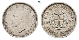 Great Britain. George VI AD 1936-1952. 
3 Pence AR 

15 mm, 1,41 g



Very Fine
