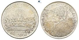 Papal States (Vatican). AD 1962. 
500 Lire 

 mm, 11 g



Mint State