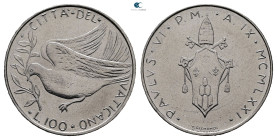 Papal States (Vatican). AD 1971. 
100 Lire

 mm, 8 g



Mint State