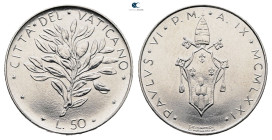 Papal States (Vatican). AD 1971. 
50 Lire

 mm, 6,2 g



Mint State