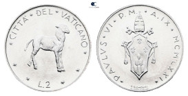 Papal States (Vatican). AD 1971. 
2 Lire

 mm, 0,8 g



Mint State