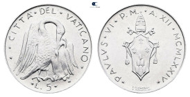 Papal States (Vatican). AD 1974. 
10 Lire

 mm, 1,0 g



Mint State