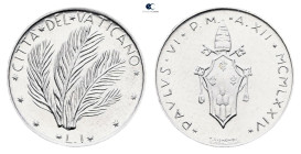 Papal States (Vatican). AD 1974. 
1 Lira

 mm, 0,63 g



Mint State