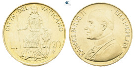 Papal States (Vatican). AD 1979. 
20 Lire

 mm, 3,6 g



Mint State