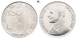 Papal States (Vatican). AD 1979. 
10 Lire

 mm, 1,6 g



Mint State