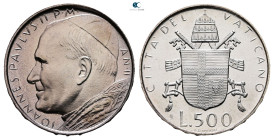 Papal States (Vatican). AD 1980. 
500 Lire

 mm, 11 g



Mint State