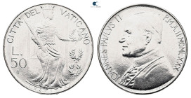 Papal States (Vatican). AD 1980. 
50 Lire

 mm, 6,2 g



Mint State
