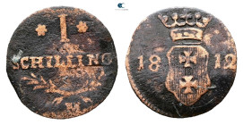 Poland. Gdansk AD 1812. 
1 Schilling

 mm, 0,92 g



Very Fine