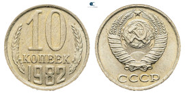 Russia. AD 1982. 
10 Kopecks 

 mm, 1,6 g



Mint State