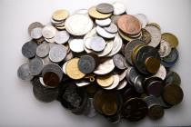 Around 200 mixed coins and medals

as pictured