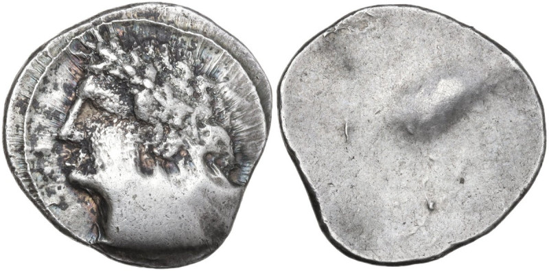 Greek Italy. Etruria, Populonia. Laureate Male Head Group. AR 10-Asses, c. 300-2...