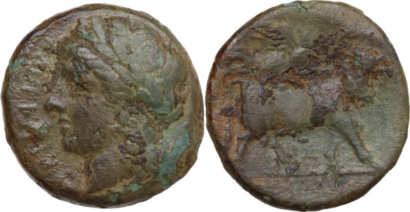 Greek Italy. Samnium, Southern Latium and Northern Campania, Aesernia. AE 19 mm....