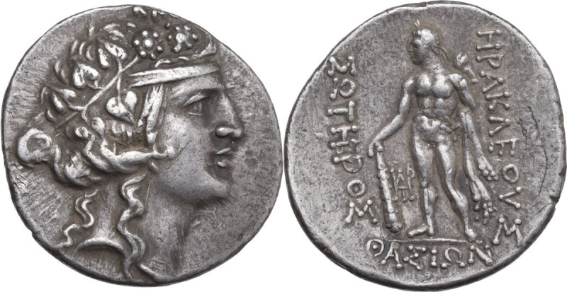 Continental Greece. Islands off Thrace, Thasos. AR Tetradrachm, 148-80 BC. Obv. ...
