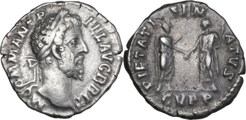 Commodus (177-192). AR Denarius, 186-189 AD. Obv. M COMM ANT P FEL AVG BRIT. Lau...