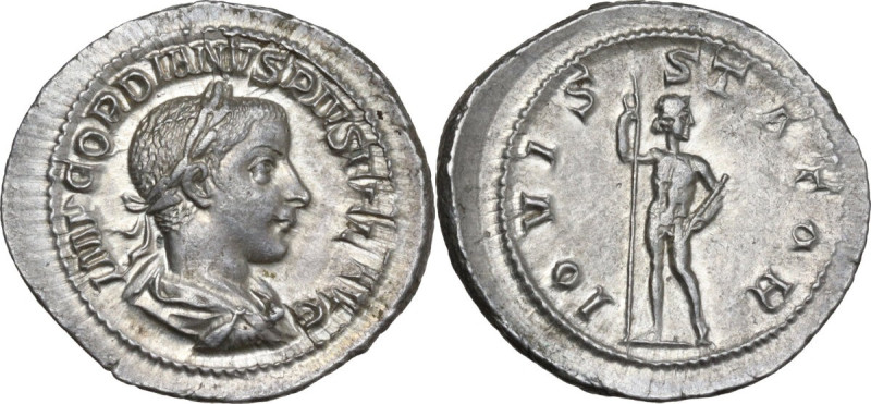 Gordian III (238-244). AR Denarius, Rome mint, 241-243 AD. Obv. IMP GORDIANVS PI...