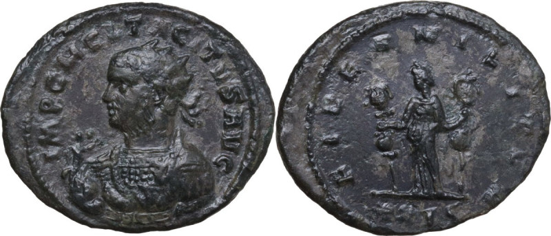 Tacitus (275-276). BI Antoninianus, Rome mint, 276 AD. Obv. IMP C M CL TACITVS A...