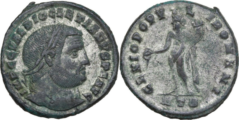 Diocletian (284-305). AE Follis, Heraclea mint. Obv. IMP CC VAL DIOCLETIANVS PF ...