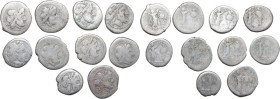 Roman Republic. Multiple lot of ten (10) AR Victoriati. AR.