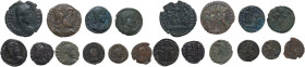 The Roman Empire. Multiple lot of ten (10) unclassified AE roman coins. AE.