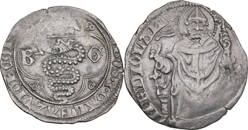 Milano. Bernabò e Galeazzo Visconti (1354-1378). Pegione o Grosso da 1/2 Soldi. ...