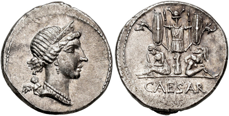 PERIOD FROM JULIUS CAESAR TO AUGUSTUS. JULIUS CAESAR. Denarius. Gaul. Moving min...