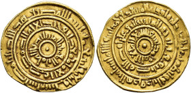 ISLAMIC WORLD. FATIMIDS. Abū Tamīm Maʿad. Dinar. 446 H. Misr. AU 4.12 g. 20 mm. Nicol-2129. VF+. / MUNDO ISLÁMICO. FATIMÍES. Abu Tamim Ma'ad. Dinar. 4...