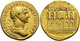 COLLECTION OF IMPERIAL AUREI. TRAJAN. Aureus. Rome (112-114). Laureate, draped and cuirassed bust right; IMP TRAIANVS AVG GER DAC P M TR P COS VI P P....