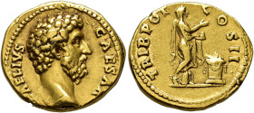 COLLECTION OF IMPERIAL AUREI. L. AELIUS. Aureus. Rome (137). Head right; L AELIVS CAESAR. Rev. Pietas with an incense box making an offering on altar ...