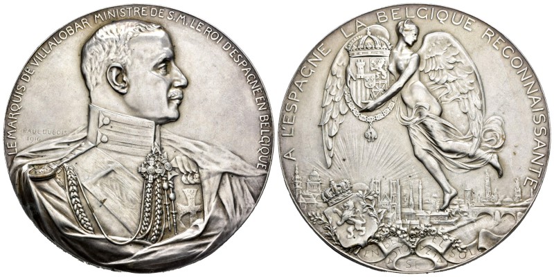 Medalla. 1916. (Lefebure-863). 150,04 g. El Marqués de Villalobar embajador de E...