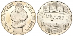 Alemania. Medalla. Berlín. Ag. 26,63 g. Conmemorativa de los Juegos Olímpicos del 2000. SC. Est...30,00.