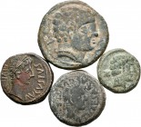 Lote de 4 bronces ibéricos diferentes. A EXAMINAR. BC/BC+. Est...80,00.