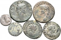Lote de 6 monedas romanas diferentes. A EXAMINAR. BC/MBC-. Est...120,00.
