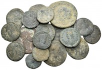 Lote de 18 bronces del Imperio Romano de diferentes valores y emperadores. A EXAMINAR. BC/BC+. Est...110,00.