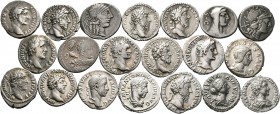 Lote de 20 denarios romanos, 5 republicanos y 15 imperiales, todos diferentes. Interesante. A EXAMINAR. BC+/MBC+. Est...600,00.