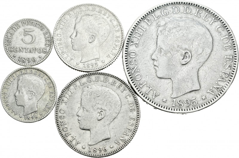 Centenario de la Peseta (1868-1931). Alfonso XIII (1886-1931). Puerto Rico. PGV....