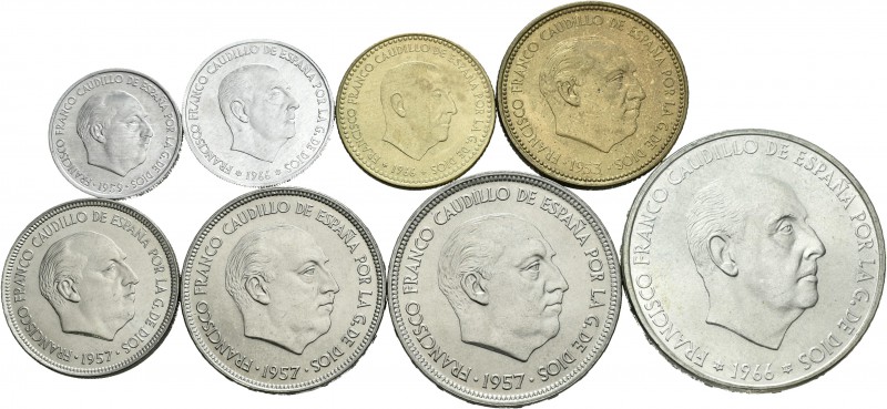 Estado español (1936-1975). Serie completa. 1971. Madrid. (Cal-143). Tira de FNM...