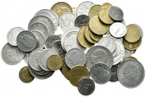 Francia. Lote de monedas modernas francesas, más de 70 monedas variadas, de céntimos hasta 5 francos. A EXAMINAR
 . MBC-/EBC. Est...60,00.