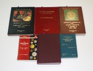 Lote de 6 libros: Las Monedas Españolas Felipe V (1700) - Isabel II (1868), por J. M. Aledón 1984, con fotografías a color. Las Monedas de Oro Español...