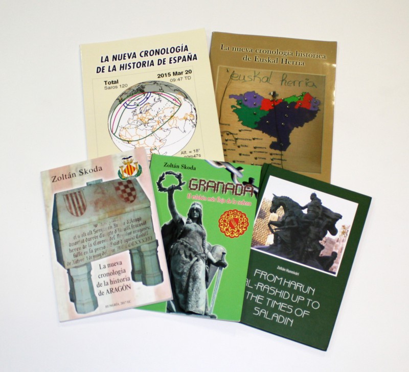 Lote de 5 libros del autor húngaro Zoltán Skoda sobre la nueva cronología histór...