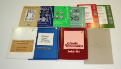 Lote de 10 catálogos de subasta de diferentes casas, Pere R. Arriolls (2), Arriols-Siso (1), Jesús Vico S.A. (2) y Numismática Sabadell (3). A EXAMINA...