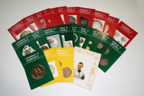 Lote de 25 Cuadernos de Numismática diferentes 1978, 1979 y 1980. Incluye el libro "Monedas", Monedas Méxicanas de 1536 a 1823.Por Vicente Contreras V...