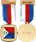 Chad Honor Medal of the National Liberation Front (Frolinat) 1966 - 1993 vgAE 40 mm.; Enameled; with original ribbon; stamped by P. Kramer; Condition-...